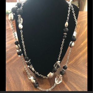 Chico’s Long Double Chain Necklace